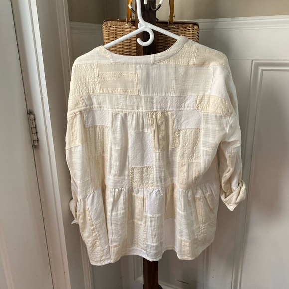 NWT Anthropologie Maeve Zoe Patchwork Swing Top Small - Picture 10 of 11